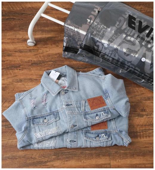 阮经天同款福神男士解构风格海鸥休闲牛仔外套夹克 商品图1