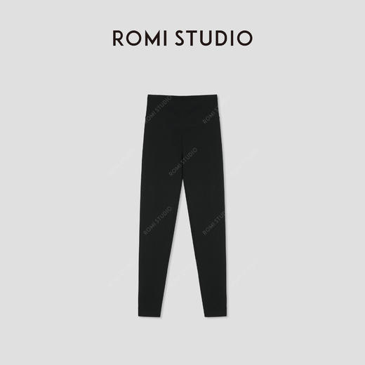 ROMI STUDIO“Cozy Design” 软糯肤感弹力高腰打底裤 RW24WX40376 商品图1