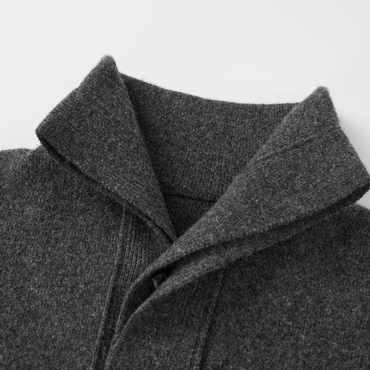 ROMI STUDIO“温暖如初”100绵羊毛高克重高密立领开衫 RW24WS40898 商品图2