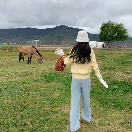 <曾小咸推荐>彩绘绣花毛衣 商品图4