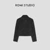 ROMI STUDIO“自我轮廓”100绵羊毛双排扣毛呢短款西装外套441W1113 商品缩略图1
