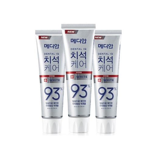 韩国爱茉莉Amore麦迪安牙石清洁93护理牙膏120g 白色 商品图0