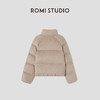 ROMI STUDIO90白鹅绒 骆驼绒绵羊毛桑蚕丝混纺羽绒服 RW24WWW0806 商品缩略图1