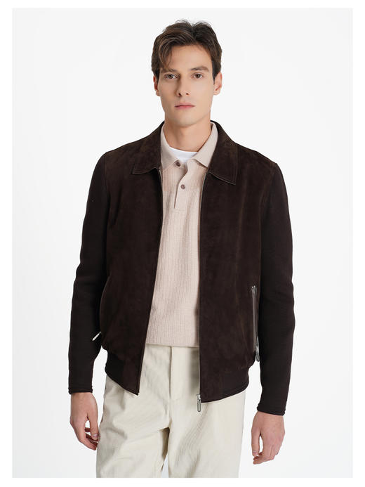 callisto咖啡色羊皮革皮衣 商品图2