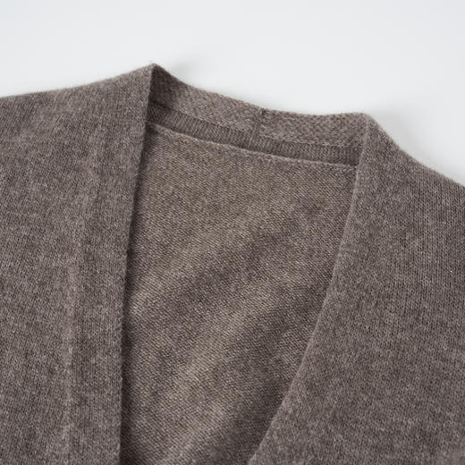 ROMI STUDIO“温柔已至”羊绒羊毛混纺宽松针织长开衫 RW24AS90400 商品图2