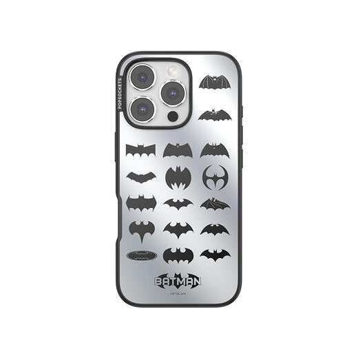 【蝙蝠侠】蝙蝠侠集合 POPCASE手机壳 MagSafe Popcase磁吸款 银色 拼贴 iPhone 16/15/14 商品图1