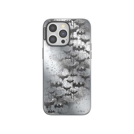 【蝙蝠侠】侠影之谜 POPCASE手机壳 MagSafe Popcase磁吸款 银色 动物 万圣节 iPhone 16/15/14 商品图1