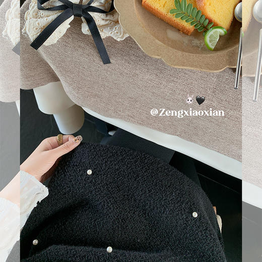 【折后再享2件88折】最后一波现货！小香风珍珠背心连衣裙两件套 日常189.99/件 立减50 秒杀139.99/件！！ 商品图3