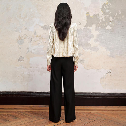 极简垂坠感西装裤*基础裤通勤阔腿西裤 商品图4