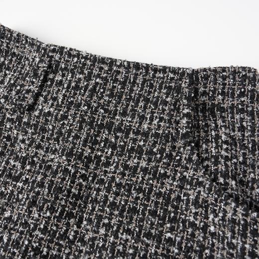 ROMI STUDIO“法式优雅”绵羊毛混纺点子纱粗花呢半裙 RW24LXY0263 商品图2