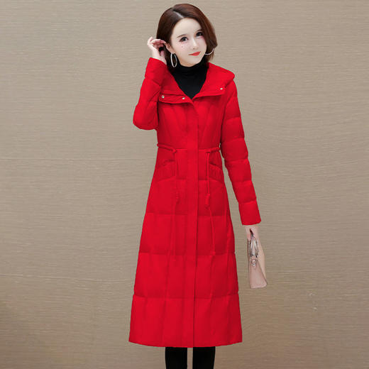 QYM SD58209-Y羽绒服时尚国风加绒连帽外套 商品图0