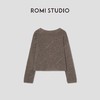 ROMI STUDIO“感知秋意”7针单边羊绒羊毛混纺套头毛衫 RW24AS90399 商品缩略图1