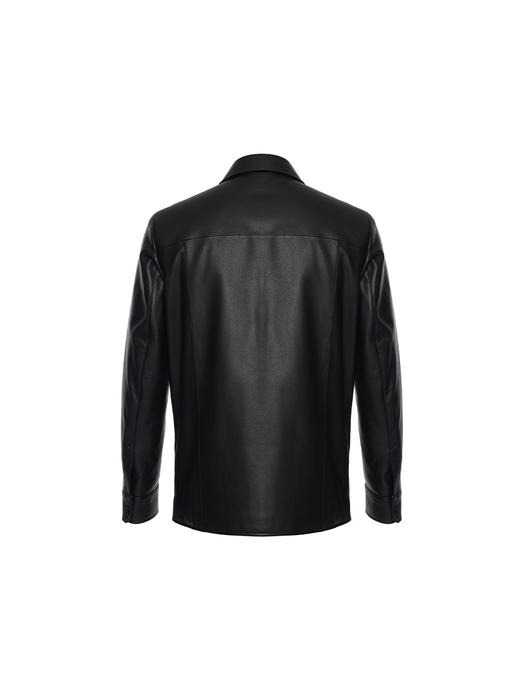 callisto黑色绵羊皮革皮衣 商品图1