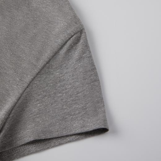 ROMI STUDIO“美式复古” 花纱感圆领做旧印花短袖T恤 RW24RS40894 商品图4