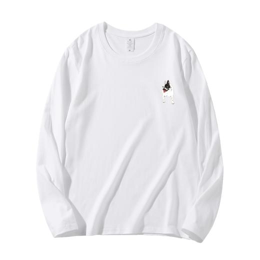 薛继业水墨画国潮印花230克重磅新疆长绒棉长袖短袖T恤纯男女圆领 商品图5