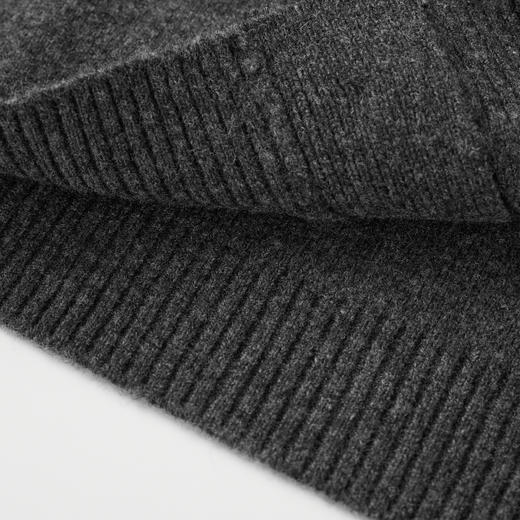 ROMI STUDIO“温暖如初”100绵羊毛高克重高密立领开衫 RW24WS40898 商品图4