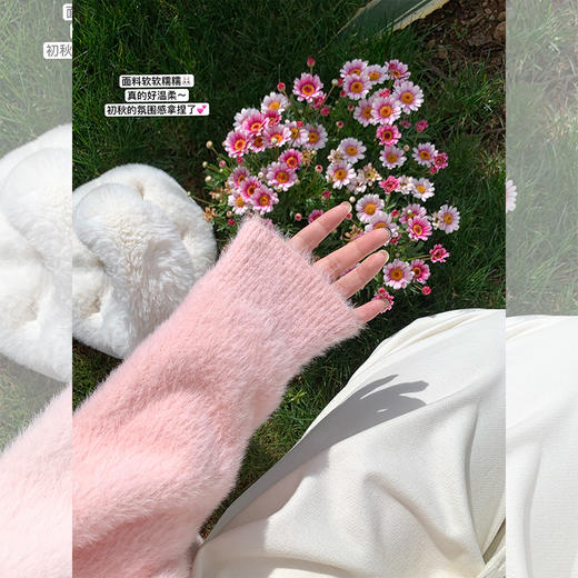 <曾小咸推荐>宽松慵懒风2色长款毛衣开衫 商品图1