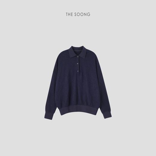 THESOONG"赫里主义"莱赛尔羊毛抗皱可机洗polo领长袖上衣DWY5437 商品图6