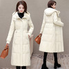 连帽抽绳收腰羽绒服，中长款白鸭绒羽绒服外套QYM- JJ-XDH24831-Y 商品缩略图2