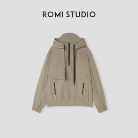 ROMI STUDIO“御雪之道” 半开领连帽运动户外夹克式外套 431W3068