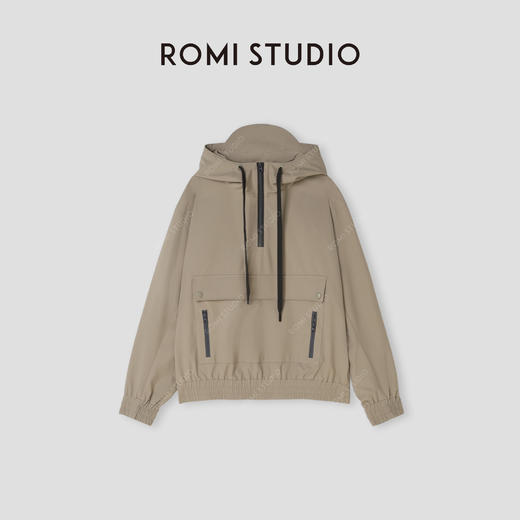 ROMI STUDIO“御雪之道” 半开领连帽运动户外夹克式外套 431W3068 商品图0