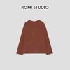 ROMI STUDIO“简约生活””*棉软糯肤感圆领宽松长袖T恤 431T2090 商品缩略图1