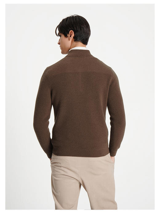 callisto“绒”系列咖啡色山羊绒毛衣 商品图4