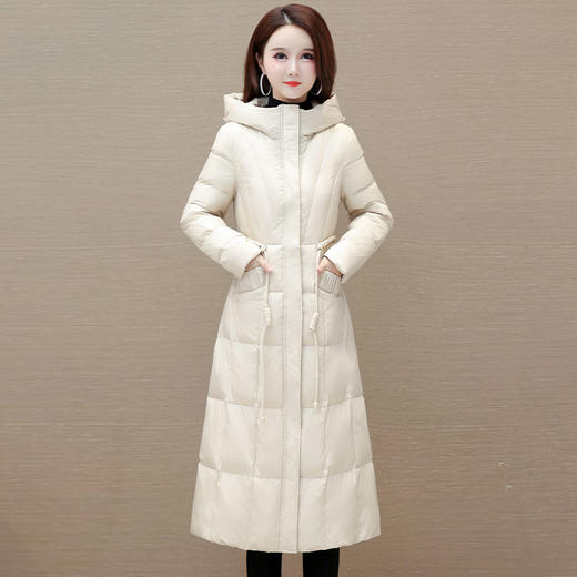 QYM SD58209-Y羽绒服时尚国风加绒连帽外套 商品图1