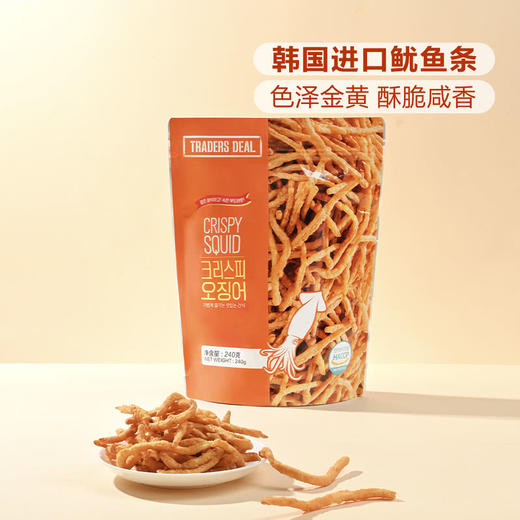 MM 山姆 Traders Deal 韩国进口 香脆鱿鱼丝 240g 商品图1