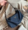 Prad*牛仔中古包 Hobo bag！真的是绝美！不撞款的中古系列才是经典中的战斗机 商品缩略图0