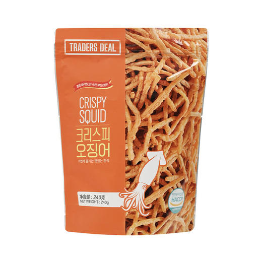 MM 山姆 Traders Deal 韩国进口 香脆鱿鱼丝 240g 商品图0