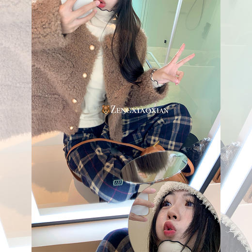 <曾小咸推荐>现货秒杀 ！微信超特价！复古毛毛外套 日常429.99 立减230 秒杀199.99！！打底衫 秒杀59.99！！ 商品图3