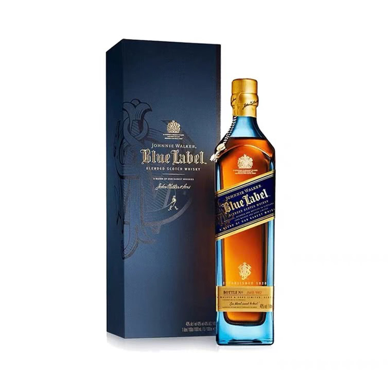 MM 山姆 尊尼获加（Johnnie Walker）英国进口 蓝牌调配苏格兰威士忌 1L