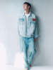 阮经天同款福神男士解构风格海鸥休闲牛仔外套夹克 商品缩略图0