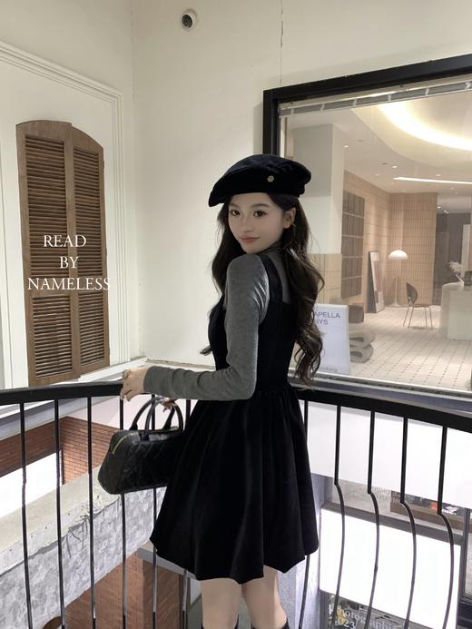 Read Nameless /圣诞丝绒裙系列  小飞袖/收腰款  2024/10/28 商品图14