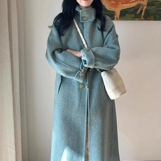 裁缝学苑AQ376双面羊绒大衣纸样女装秋长款新款赫本风外套样板图纸 商品图3