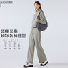 哈瓦塔（卫裤直筒）加绒宽松运动休闲长裤H341170 商品缩略图3