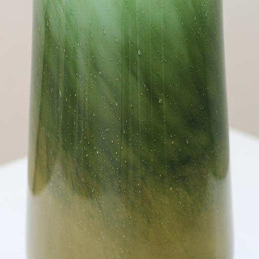 北欧创意绿野仙踪渐变气泡敞口大肚子琉璃花瓶客厅吊钟鲜花插花器 商品图5