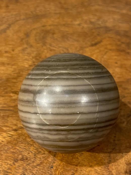 雨花石老手捻旋掌球一对，顺丰包邮 商品图3