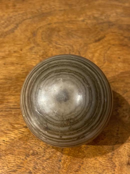 雨花石老手捻旋掌球一对，顺丰包邮 商品图4