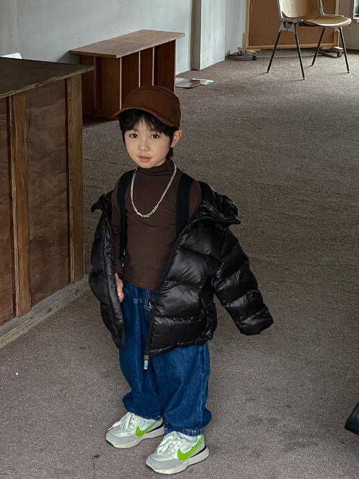 小牛麦萌儿童黑金羽绒服MJP2023】 🥳反季清仓1.3折!退换货有运费补贴Y🔥 ✅内里填充白鸭绒，高蓬松，✨轻盈不钻绒专利蜂窝锁温 商品图2