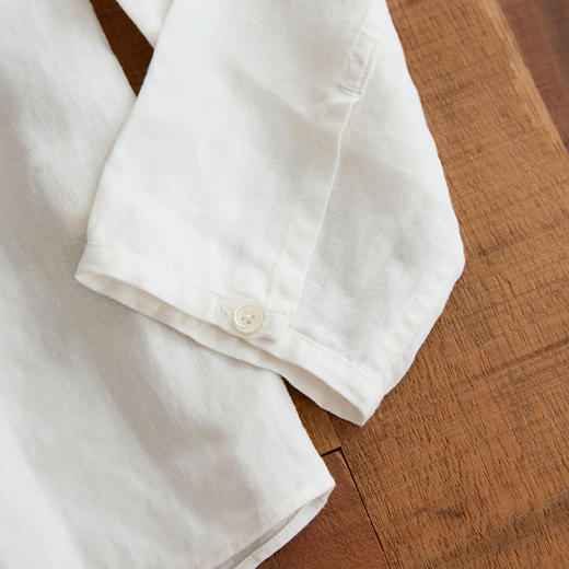Cicadahood日本亚麻Brown’s Beach Jacket口袋极简衬衫 男女款 商品图4