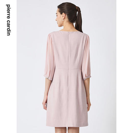 皮尔卡丹女装夏季新款简约淑女多色修身连衣裙C31DL007
 商品图5
