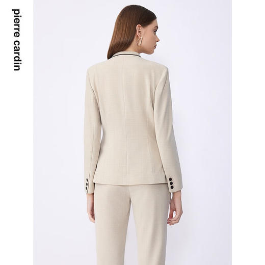 皮尔卡丹女装夏季新款通勤淑女百搭修身多色西服C32UL001
 商品图2