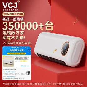 VCJ【德国品牌】暖风机免打孔壁挂取暖器遥控家用IPX4级防水浴霸冷暖两用电暖器电暖气热风机低噪节能