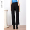 皮尔卡丹女装裤子休闲裤黑色高腰显瘦直筒裤女西裤P3447T3963B0
 商品缩略图2