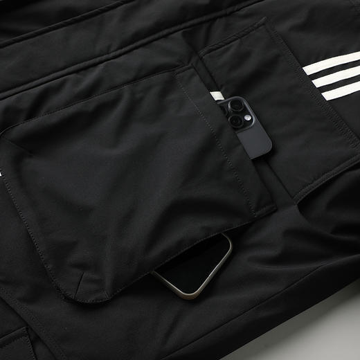 【特大码】【新款DPX】大依优型大码潮款工装连帽羽绒服鸭绒外套休闲胖子大码男休闲宽松加肥加大上衣 商品图7