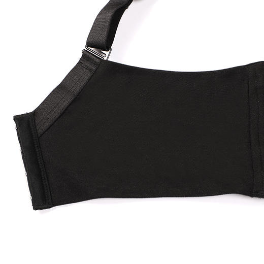 都市丽人B杯常规内衣聚拢升杯中厚蕾丝四排扣树脂胶圈3/4杯常规文胸LB49Y1 商品图4