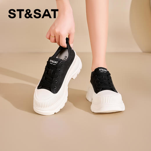 【绒里可选】星期六简约时尚百搭厚底运动鞋SSC3112CIY/SSC411DCW8 商品图5