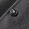 【羊毛呢】【新款DPX】大依优型大码羊毛双面呢中长款外套加肥加大肥佬休闲上衣男士胖子时尚 商品缩略图5